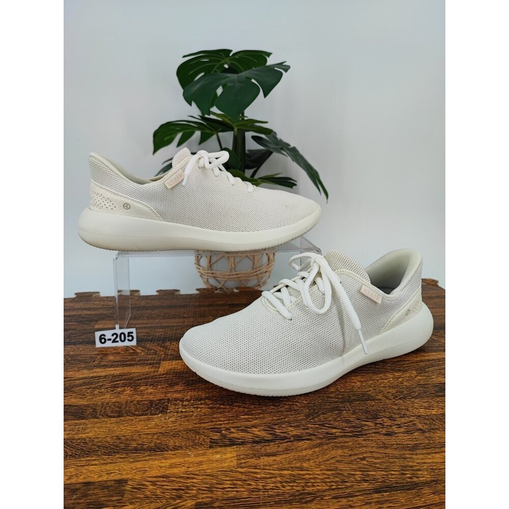 Kizik Men's Madrid Off White Eco Knit Sneakers Size 6.5 Us